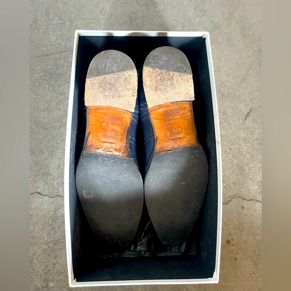 Yves Saint Laurent Rive Gauche Mens blue Oxfords EU43.5 - Picture 5 of 7